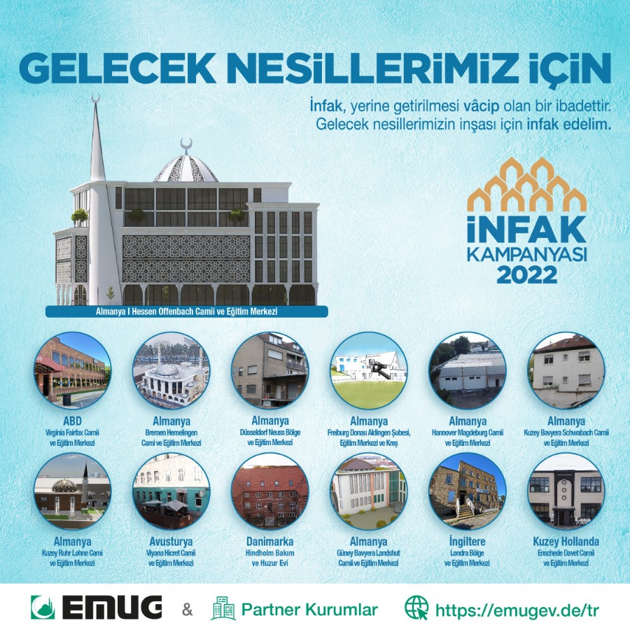 Infak 2022 Österreich-Wien - Hijra-Moschee und Bildungszentrum